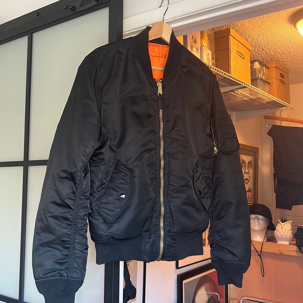 Black Flight Jacket (bomber)